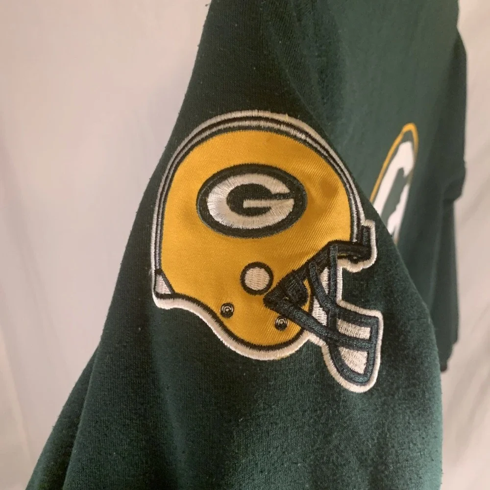 Vtg‎ Green Bay Packer Jacket Reversible 90's Y2k Hip Hop Skater NFL Size M